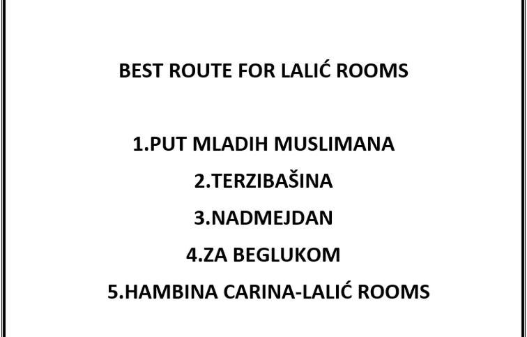 Lalic Rooms Сараєво Екстер'єр фото